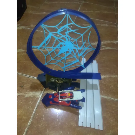 Marvel Spiderman Pista 1:64 Usada Original