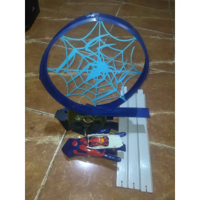 Marvel Spiderman Pista 1:64 Usada Original
