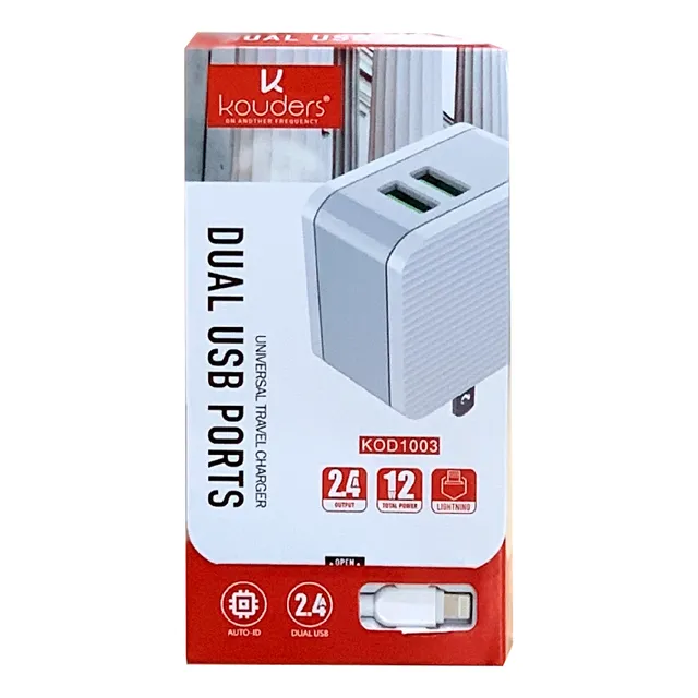 Cargador Para iPhone Kouders Canguro 12w Ligthning