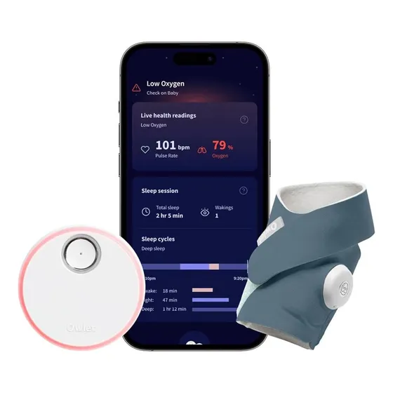 Calcetín Soñador Owlet - Monitor Bebé Inteligente