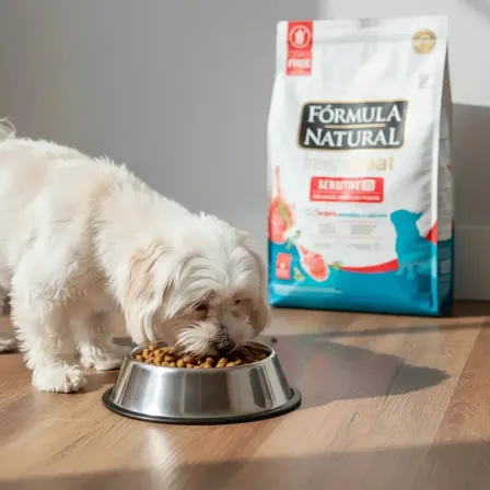 Fórmula Natural Fresh Meat Fórmula Natural Fresh Meat Sensitive Para Cães Adultos de Mini e Pequeno Portes Sabor Cordeiro Cão Adulto Seca