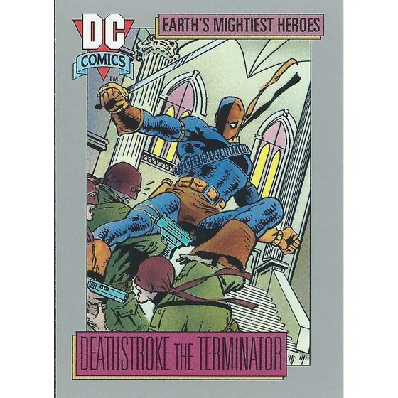 Barajita Deathstroke The Terminator Dc Comics 1991 #44 Error
