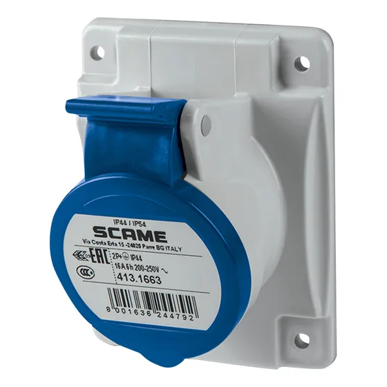 Toma Industrial Embutir 3p 16a 220vca Scame