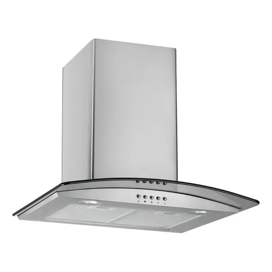 Campana Extractora Tem T1ech Gl 60ss 60cm Inox Color Gris