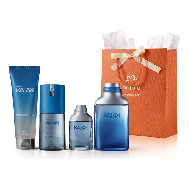 Presente Kit Kaiak Clássico Natura Tradicional Masculino Original Presente Kit Kaiak Clássico Natura Tradicional Masculino Original