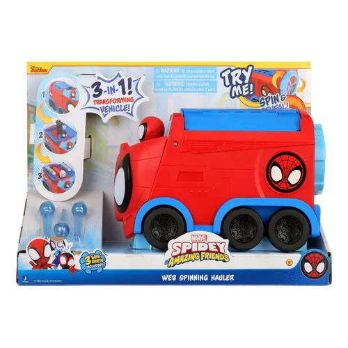 Spidey Vehiculo Camion Web Spinning Hauler Amazing Friends