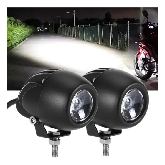 Kawell 2 Luz Redonda 20 W Para Motocicleta Bici Suciedad 7d