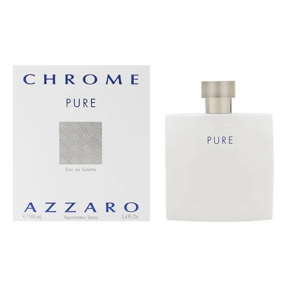 Perfume Azzaro Chrome Pure Eau De Toilette 100 Ml Para Hombr