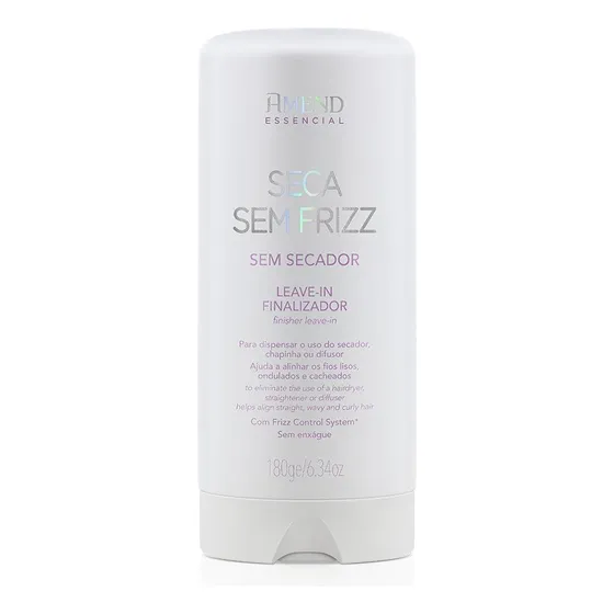 Leave-in Finalizador Seca Sem Frizz Amend Essencial 180ml