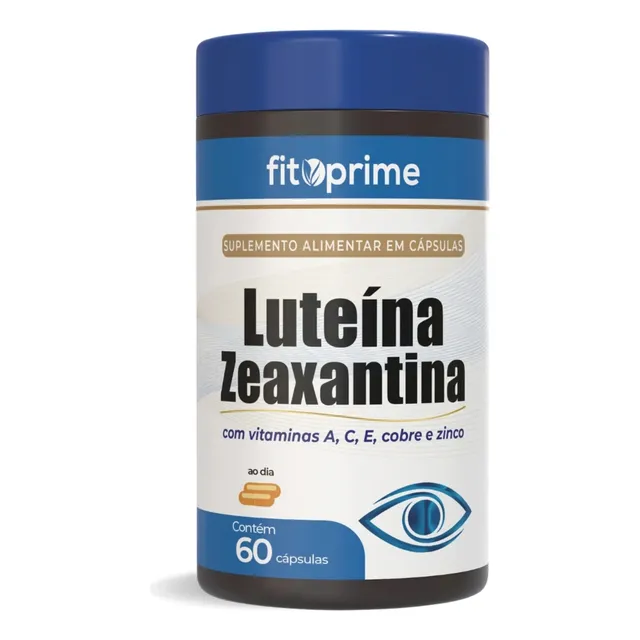 Luteína + Zeaxantina Fitoprime Com Vitaminas 60 Cápsulas