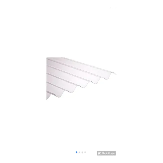 Chapa Policarbonato Ondulada Transparente Proteccion Uv