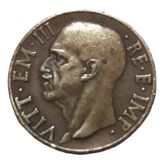 Moneda Italiana De 10 Centesimi 1939