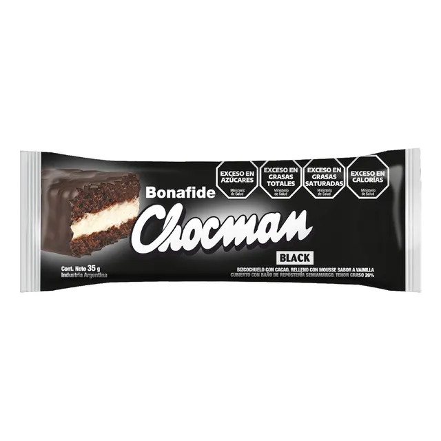 Chocman Black X 18 Unidades - Lollipop 