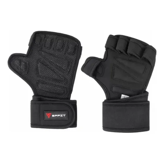 Calleras Con Muñequera Sffit 5 Dedos Crossfit Guantes Gym 