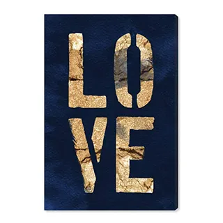 Cuadro Decorativo: Four Letters Rock Navy Cuadro Decorativo: Four Letters Rock Navy
