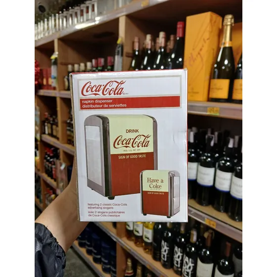 Servilletero Coca Cola Coleccionable En Acero