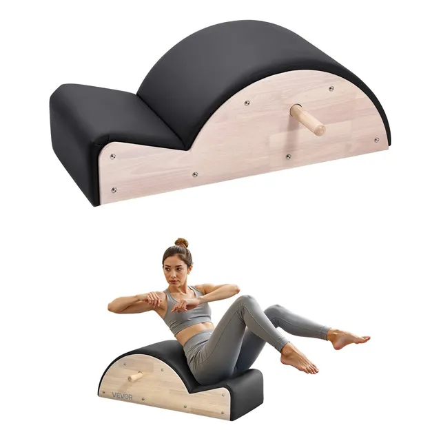 Corrector Espinal Pilates Columna Vertebral Goma Madera