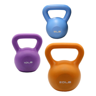 Kit 3 Pesas Rusas 5 , 10 Y 20 Lbs Kettlebell Crossfit Gym Kit 3 Pesas Rusas 5 , 10 Y 20 Lbs Kettlebell Crossfit Gym
