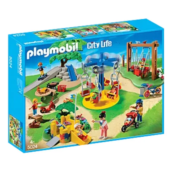 Figura Armable Playmobil 5024 City Life Parque Infantil 159 Piezas 4+