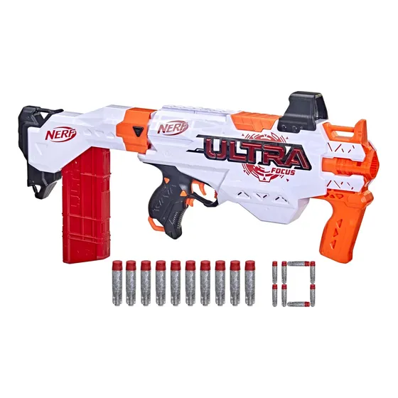 Nerf Lanzador Motorizado Ultra Focus, Clip De 10 Dardos