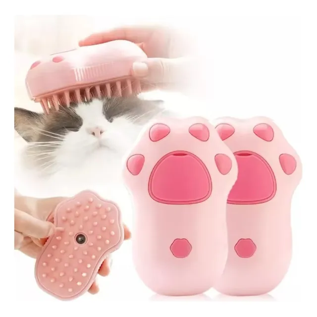 Cepillo A Vapor Para Gatos Quita Pelos Mascotas Huellita