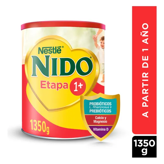 Leche En Polvo Nido® Etapa 1+ Protectus Avanzado Tarro 1350g Sabor Natural