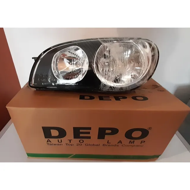 Faro Derecho Toyota Corolla 00-02 (vidrio) Depo