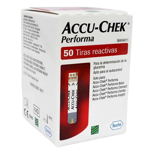 Tiras Reactivas Accuchek Performa X50u