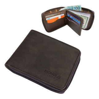 Carteira Masculina Grande Ziper Com Porta Moedas Documentos Carteira Masculina Grande Ziper Com Porta Moedas Documentos