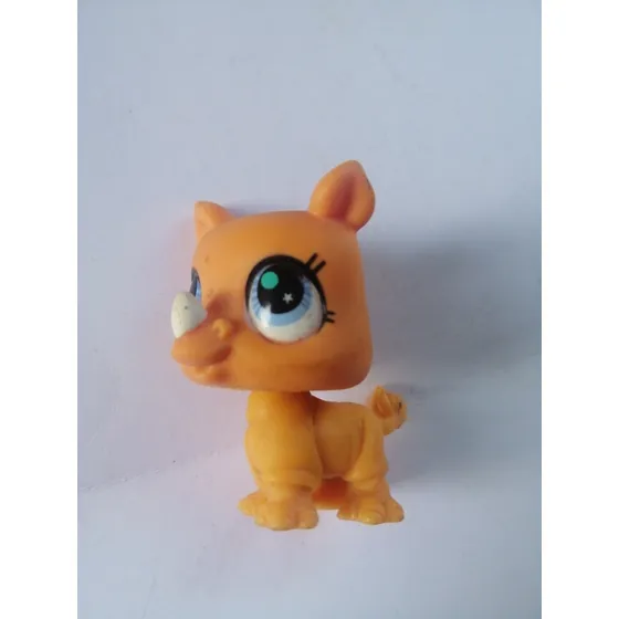 Littlest Pet Shops Hasbro Original Rinoceronte Naranja 