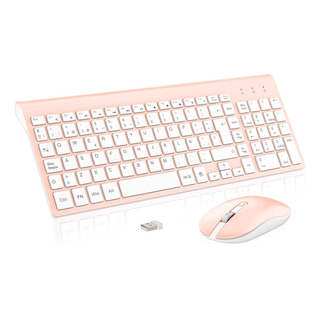 Teclado Y Mouse Usb Inalambrico 2.4g 2en1 Español Silencioso Teclado Y Mouse Usb Inalambrico 2.4g 2en1 Español Silencioso