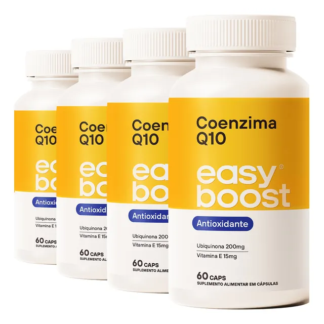 Coenzima Q10 200mg Easy Boost Vitamina E Tcm Coq10 240 Caps