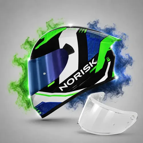 Capacete Norisk Soul Ii Grand Prix Argentina Cor Azul Tamanho Do