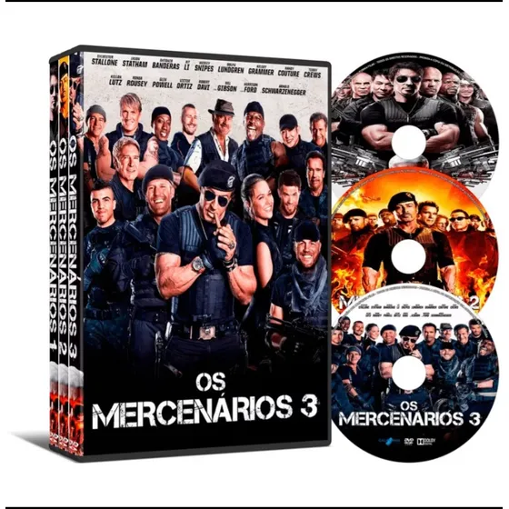 Dvd Coleção: Os Mercenários  ( 4 Filmes)