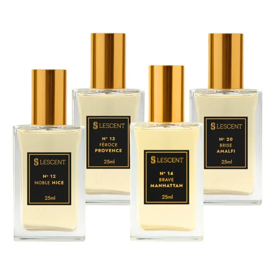 Quarteto Hits Masculinos N12 N13 N14 N20 Lescent 25ml
