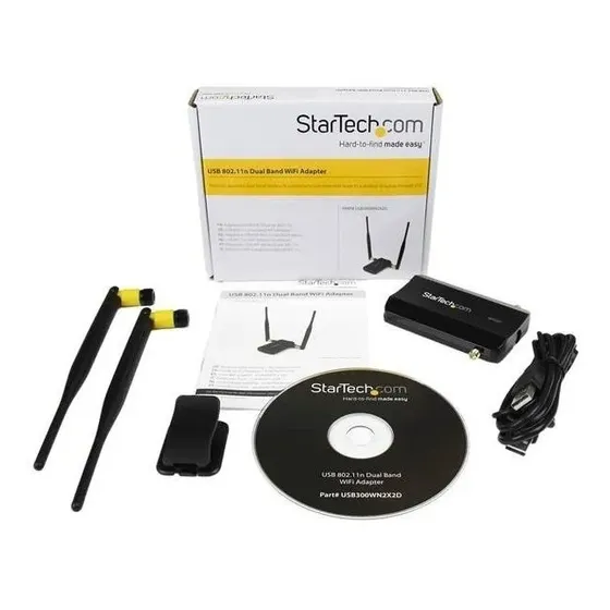 Adaptador Wifi Usb Dual Band Startech Usb300wn2x2d
