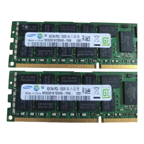 Memória Servidor 16gb (2x8gb) Samsung Ddr3 10600r R420