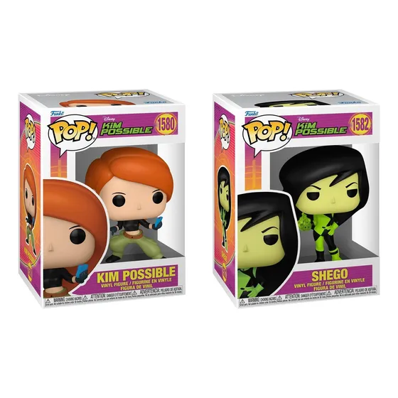 Funko Pop! Disney: Kim Possible 2 Pack - Kim And Shego