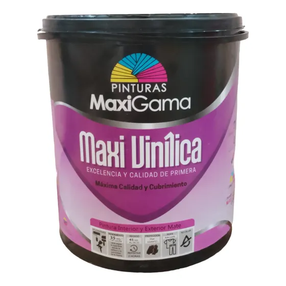 Pintura Caucho Maxivinilica Azul Horizonte Galon Maxigama