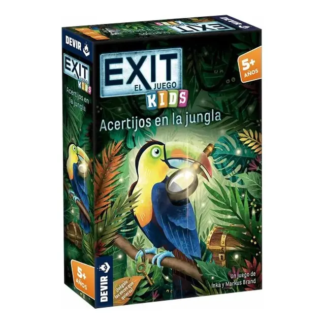 Exit Kids Acertijos En La Jungla Juego De Mesa Para Niños