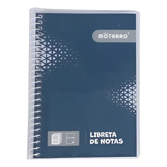 Pack 12 Libretas De Bolsillo Con Espiral 10,5x7,5 Cm Motarro - Azul Petróleo | Cuotas sin interés