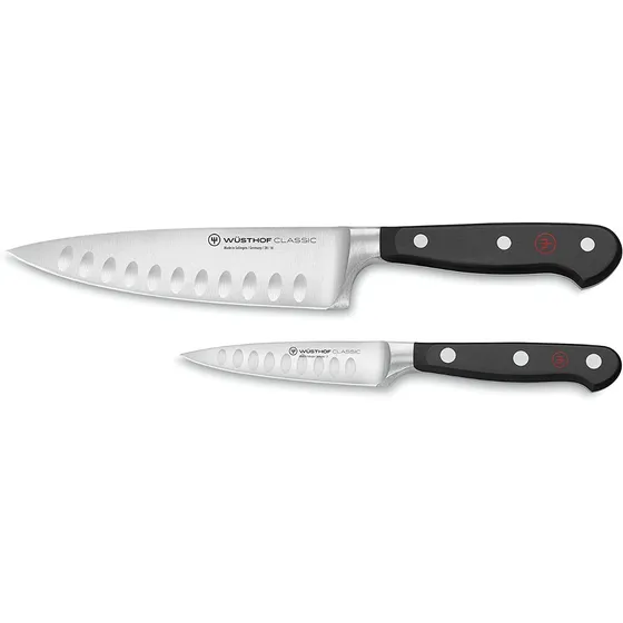Cuchillo Wusthof Hollow Edge Juego De Cuchillos De Chef De 2