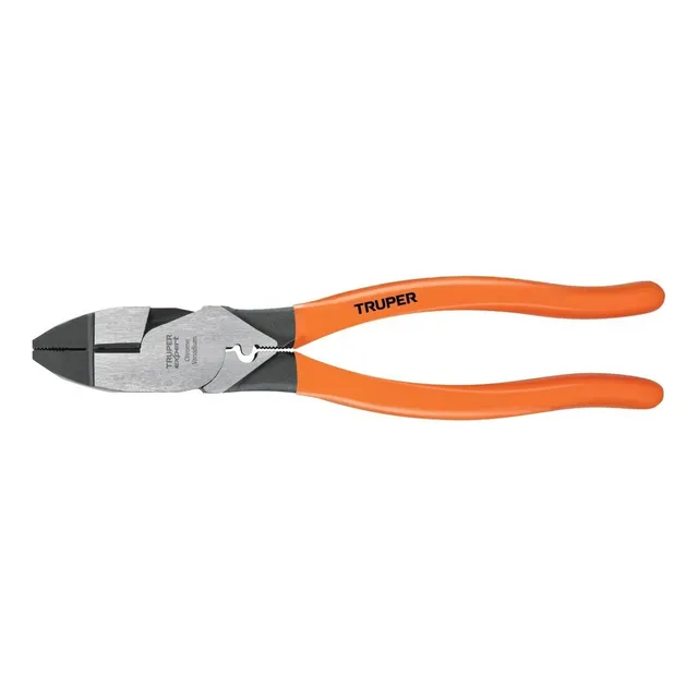 Pinza Para Electricista 9'' C/ponchador De Terminales 101963