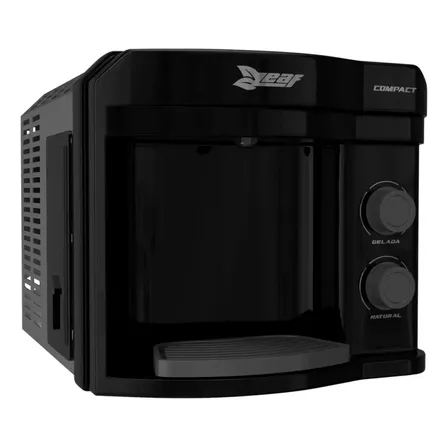 Purificador De Água Leaf Pury Compact Para Residências E Comércios, 7 Etapas De Filtragem Preto 127v