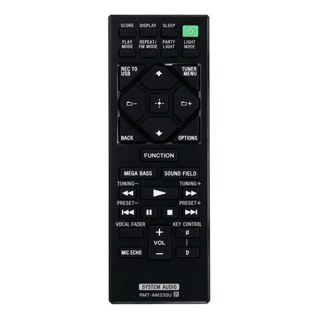 Control Remoto Para Bocina Sony Mhc-v02 Mhc-v21 Y Mhc-v50