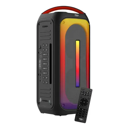 Caixa De Som Pcx6700 Amplificada 650w De Potência Ex Bass Philco Preto 127/220v