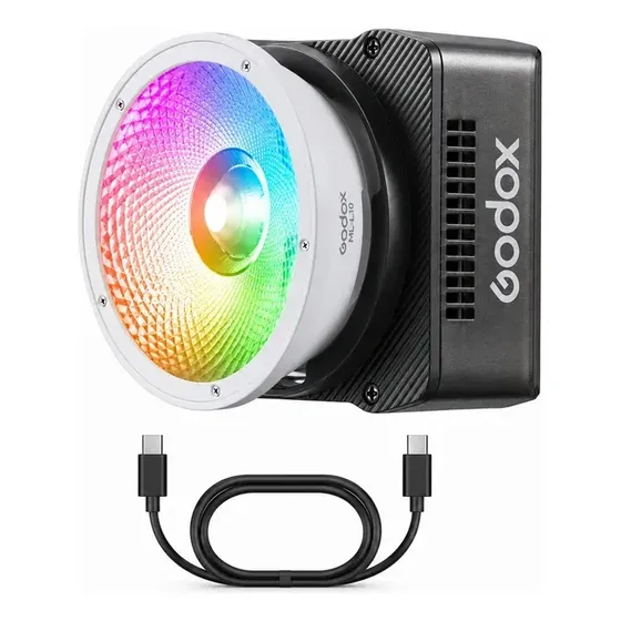 Lámpara Led Rgb Godox Ml40r Portátil Negro Rgb