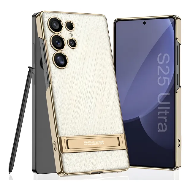 Funda Para Samsung Galaxy S25 Ultra Cuero Luxury Brillante