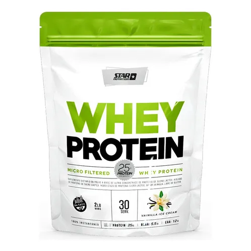 Star Nutrition Whey Protein 2 Lb Sabor Vanilla Ice Cream Doy