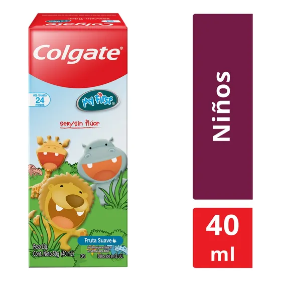 Gel Dental Colgate Sin Fluor Niños 0-2 Años X 40ml